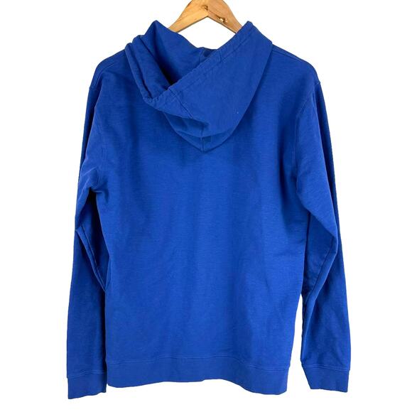 NNO7 NWT Barrow Drawstring Hoodie Print 3383 Men's Blue Size M Pouch Pocket - Picture 2 of 9